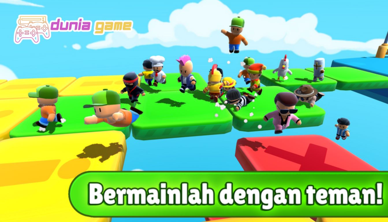 Keseruan bermain Stumble Guys Online bareng teman
