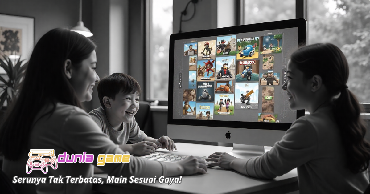 Tampilan berbagai map Roblox seru untuk mabar bersama teman