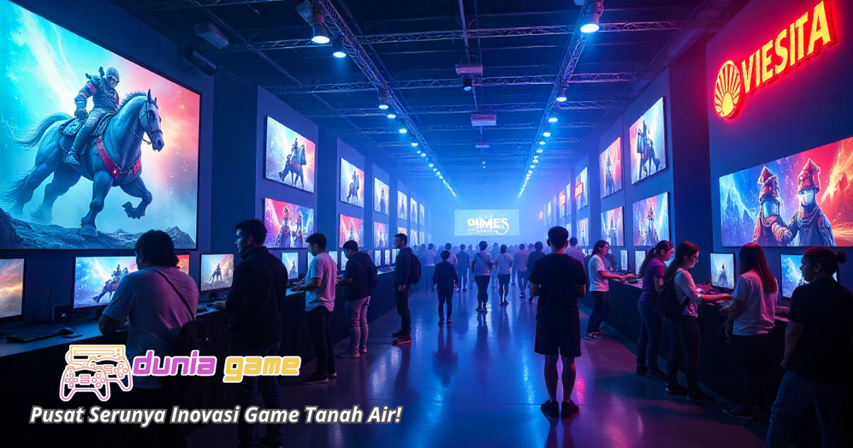 Suasana meriah Indonesia Game Expo 2025 dengan game terbaru
