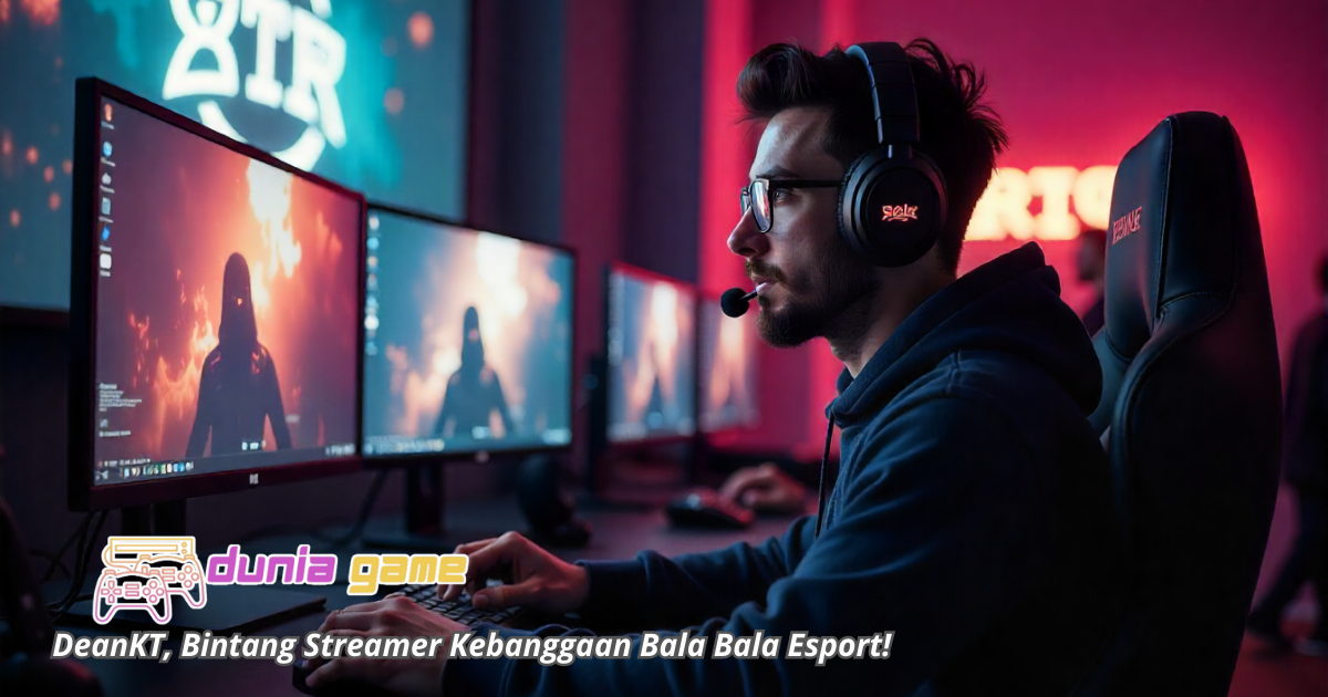 DeanKT streamer andalan Bala Bala Esport sedang live streaming