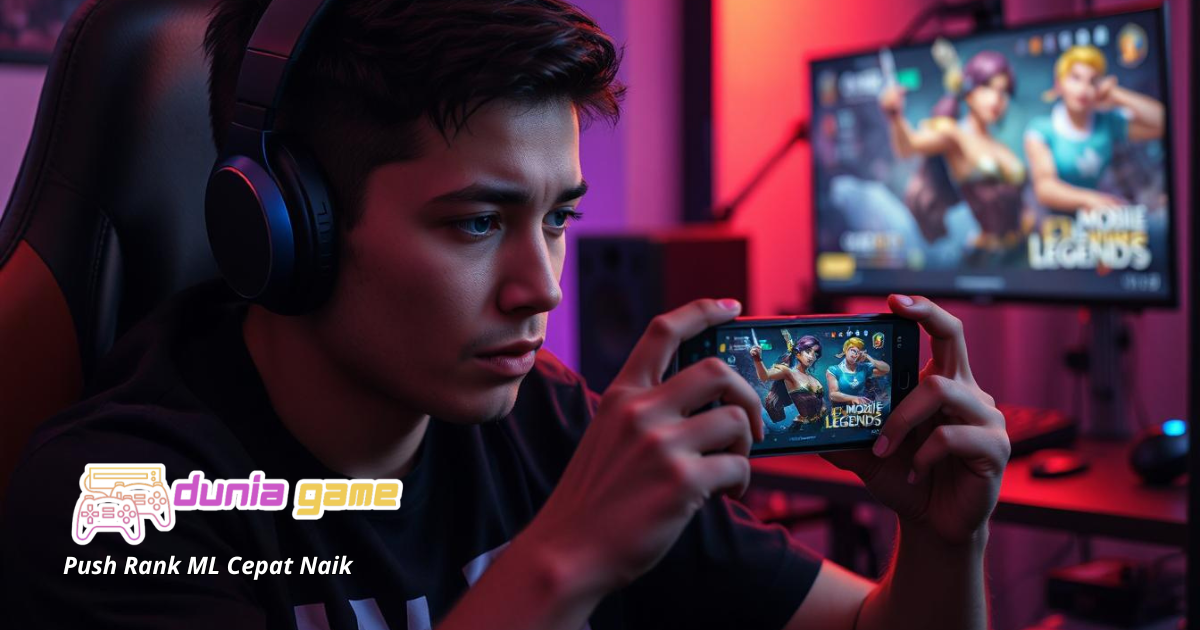 Push Rank Mobile Legends cepat dan konsisten naik